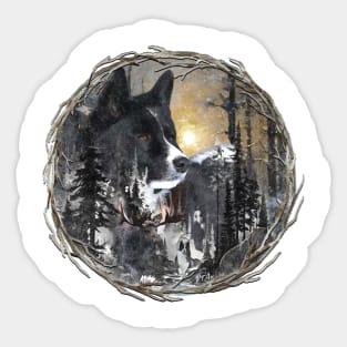 karelian bear dog Sticker